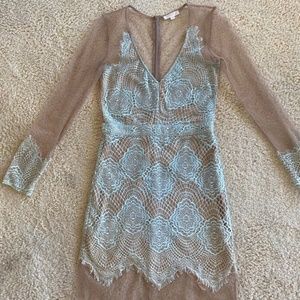 Size medium Cocktail lace and mesh dress